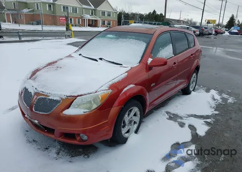 2005 Pontiac Vibe z USA, uszkodzony, nr VIN 5Y2SM63865Z416686
